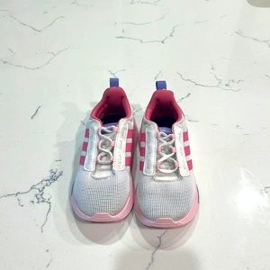 Adidas little girls . Like new . Worn once